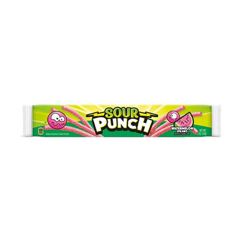 Sour Punch Watermelon Straws 57g (USA)