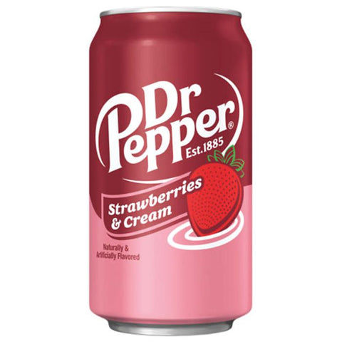 Dr Pepper Strawberries & Cream 355ml (USA)