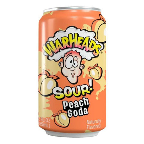 Warheads Sour Peach Soda 355ml (USA)