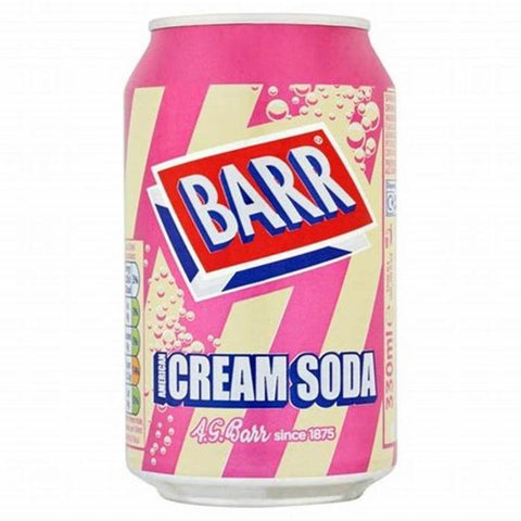 Barrs Cream Soda 330ml (UK)