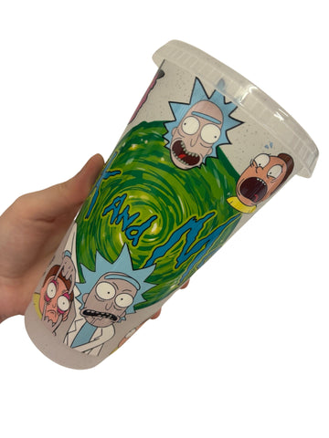 Rick and Morty 24oz Cold Cup