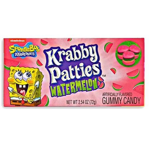 Spongebob Squarepants Gummy Krabby Patties Watermleon72g